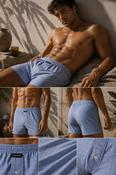 Men's Woven Cotton Boxer Shorts, 2-Pack image