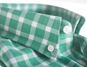 Men's Long Sleeve Button Down, Relaxed Fit Shirt 100% Cotton (2369) Grass Melange image