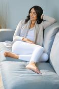 Women's Brushed Thermal Long Johns Winter Leggings (2227) White by Vedoneire of Ireland image