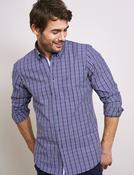 Men's Soft Peach Finish Classic Long Sleeve Shirt, Berisford image