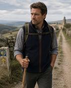 Men's Fleece Gilet (Navy) 4191 image