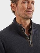 Men's Fine Gauge Half Zip (4804) Gentleman's Grey image