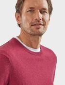 Lambs Wool Mix Crew Neck Jumper (4901) Cranberry image