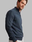 Men's Half Zip Horizontal Rib (4202) Dark Wash