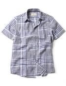 Men's Short Sleeve 100% Linen Shirt (2105) Nassau image