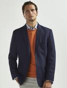 Men's Herringbone Wool Mix Blazer (3072 Navy) dark blue image