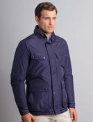 Mens Padded Jacket (3098 Navy) warm coat in navy blue image