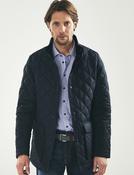 Mens Quilted Padded Jacket (3186 Navy) image