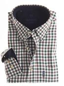 Mens Brushed Cotton Tattersall Long Sleeve Shirt, Oakhouse image
