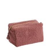 Trousse de toilette rectangulaire Bouclette rose - Petit modèle