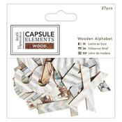 Wooden Alphabet (27pcs) - Capsule: Elements Wood.. image