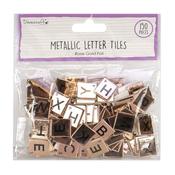 Metallic Letter Tiles (150pcs) - Rose Gold