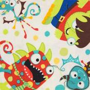 Monster Mash on Cream - 100% Cotton image