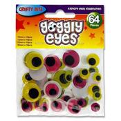 Googly Eyes (64pcs) - Coloured image