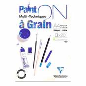 A4 Paint On Multi Technique (20pcs) - A Grain (White) image