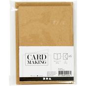 A6 Blank Cards &amp; Envelopes (6pcs) - Natural
