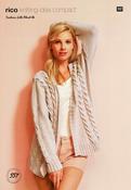 Cardigan in Rico Fashion Silk Blend DK (557)
