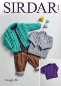 Baby's &amp; Girl's Cardigans &amp; Sweater in Sirdar Snuggly DK (4943)