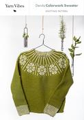Dervla Colourwork Sweater in Yarn Vibes Aran