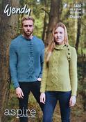 Unisex Cable Sweaters in Wendy Aspire Chunky (5820)