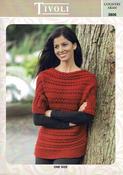 Ladies ½ Sleeve Sweater in Tivoli Aran (3806) image
