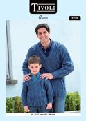 Gents/Boys Sweater in Tivoli Aran (3725)