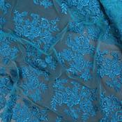 Premium Lace: Teal Lace - Per ¼ Metre