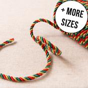 Christmas Rayon Cord - Per Metre