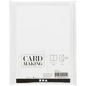 A6 Blank Cards &amp; Envelopes (6pcs) - White image