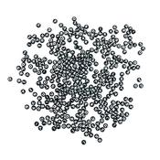Alphabet Friendship Bracelet Beads (6mm) - Black image