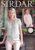 Woman's Cardigan in Sirdar Summer Linen DK (8138)