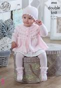 Jacket, Hat, Bonnet, Mittens, Bootees, Blanket in King Cole Comfort DK (4945)