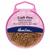 Craft Pins (450pcs) - Brass