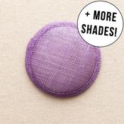 Sinamay Hat Base - (11cm) Small Round
