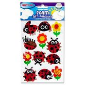 Foam Stickers (12pcs) - Ladybug image
