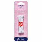 General Purpose Braided Elastic (White) - 5m x 3mm