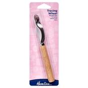Tracing Wheel: Wooden Handle - Serrated Edge