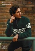 Troyer Sweater in Rico Essentials Soft Merino Aran (650)