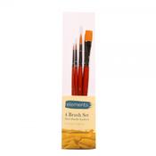 Elements Acrylic Brushes (4pk)