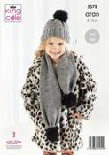 Hats &amp; Scarves in King Cole Fashion Aran (5578)