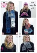 Accessories in King Cole Curiosity DK (5149) CROCHET