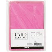 A6 Blank Cards &amp; Envelopes (6pcs) - Pink image