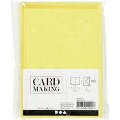 A6 Blank Cards &amp; Envelopes (6pcs) - Yellow