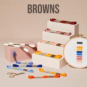 DMC Embroidery Thread - Mouliné Spécial (Browns) image