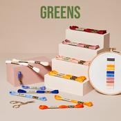 DMC Embroidery Thread - Mouliné Spécial (Greens) image
