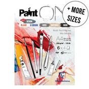 Paint On Mix Media and Multi Technique Pad (50pcs) - Assorted Colours image