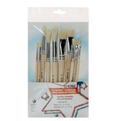 Short Handled Hog Hair Brushes (10pk)