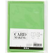 A6 Blank Cards &amp; Envelopes (6pcs) - Lime Green