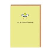 Greeting Card: Enamel Pin - UFO