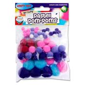 Pom-Poms (60pcs) - Pastel image